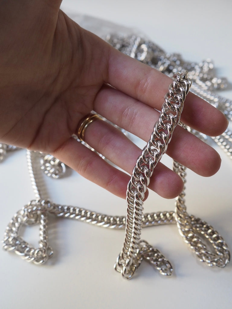 Silver Metal Chain 9mm