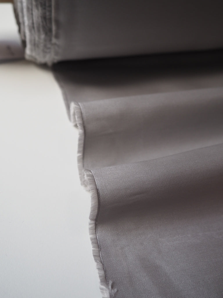 Silver Heavy Sateen