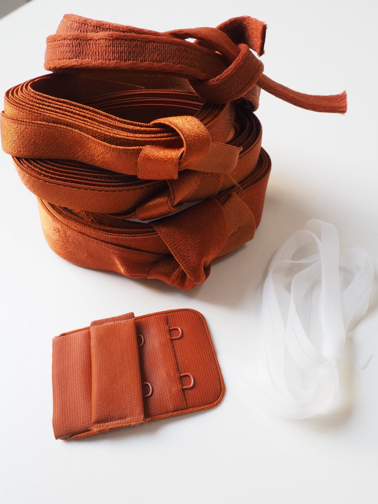 Burnt Orange Bra Findings Kit