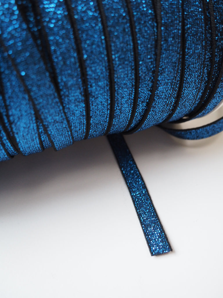 Sapphire Metallic Elastic 10mm