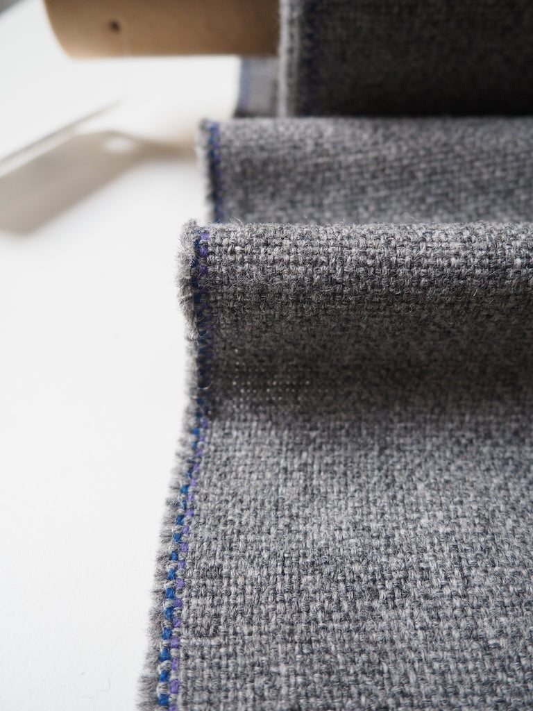 Gentle Grey Wool Tweed