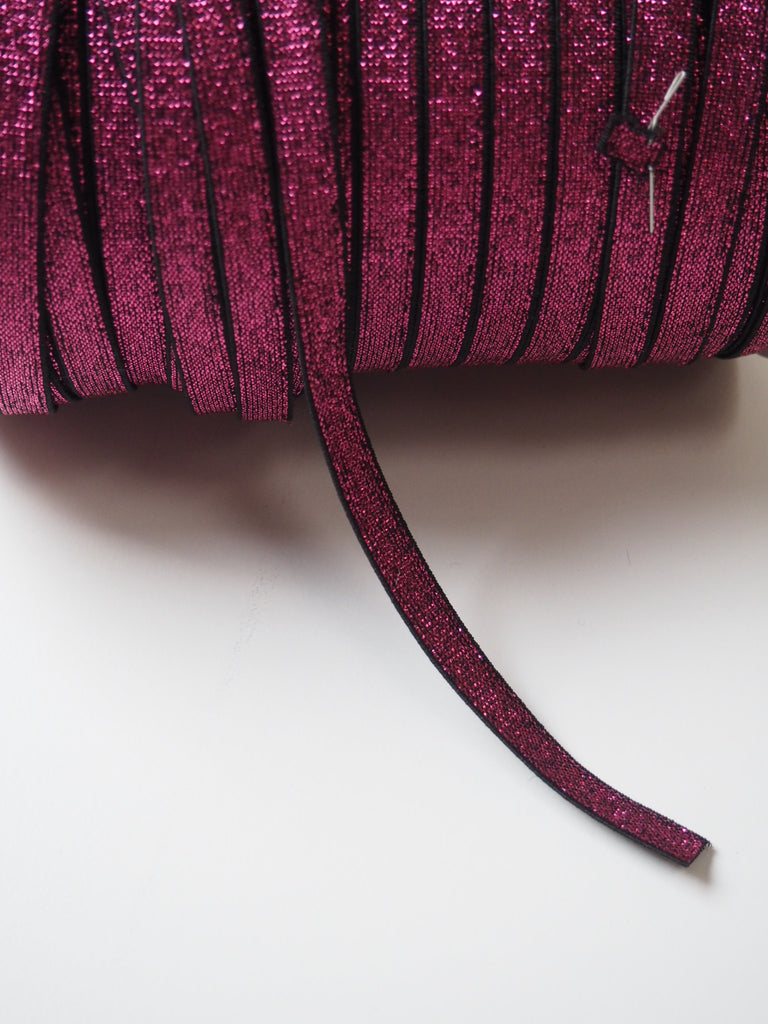 Magenta Metallic Elastic 10mm