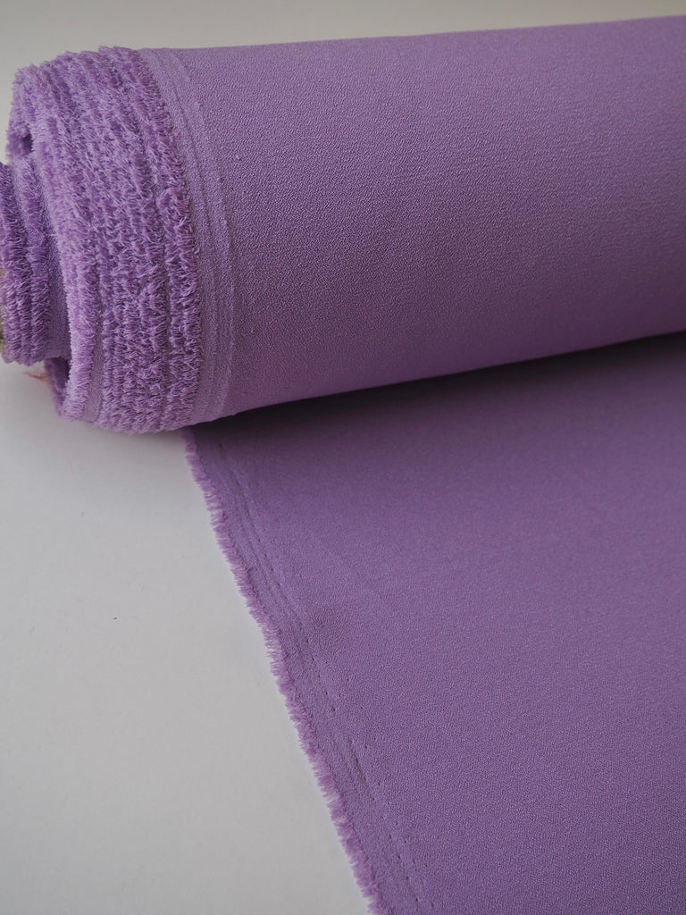 Violet Lightweight Stretch Crepe