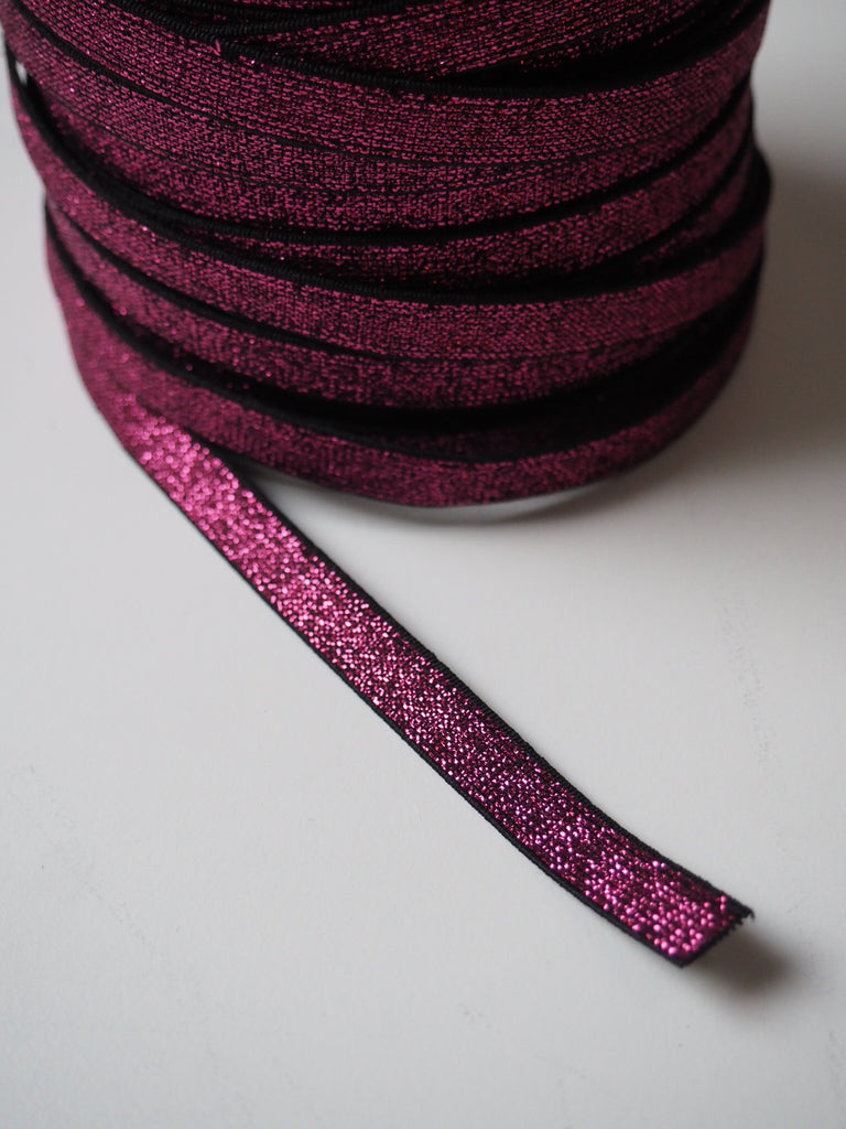 Magenta Metallic Elastic 10mm