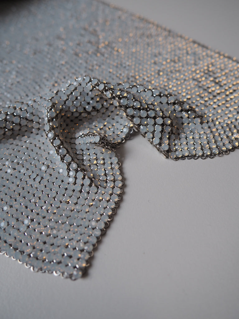 Swarovski White Gold Crystal Chainmail