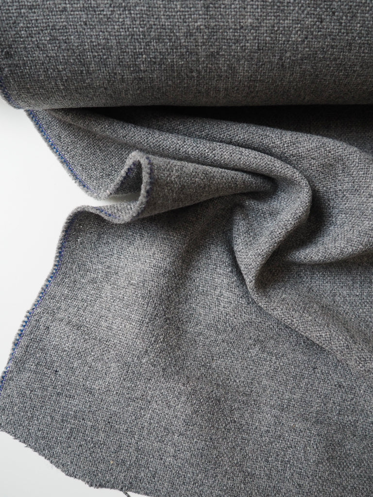 Gentle Grey Wool Tweed