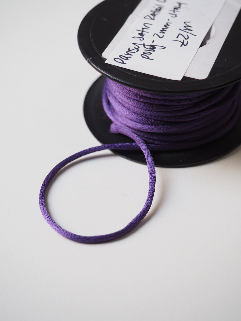 Pansy Satin Rattail Cord