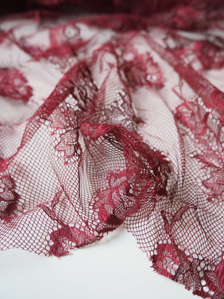 Bordeaux Chantilly Lace