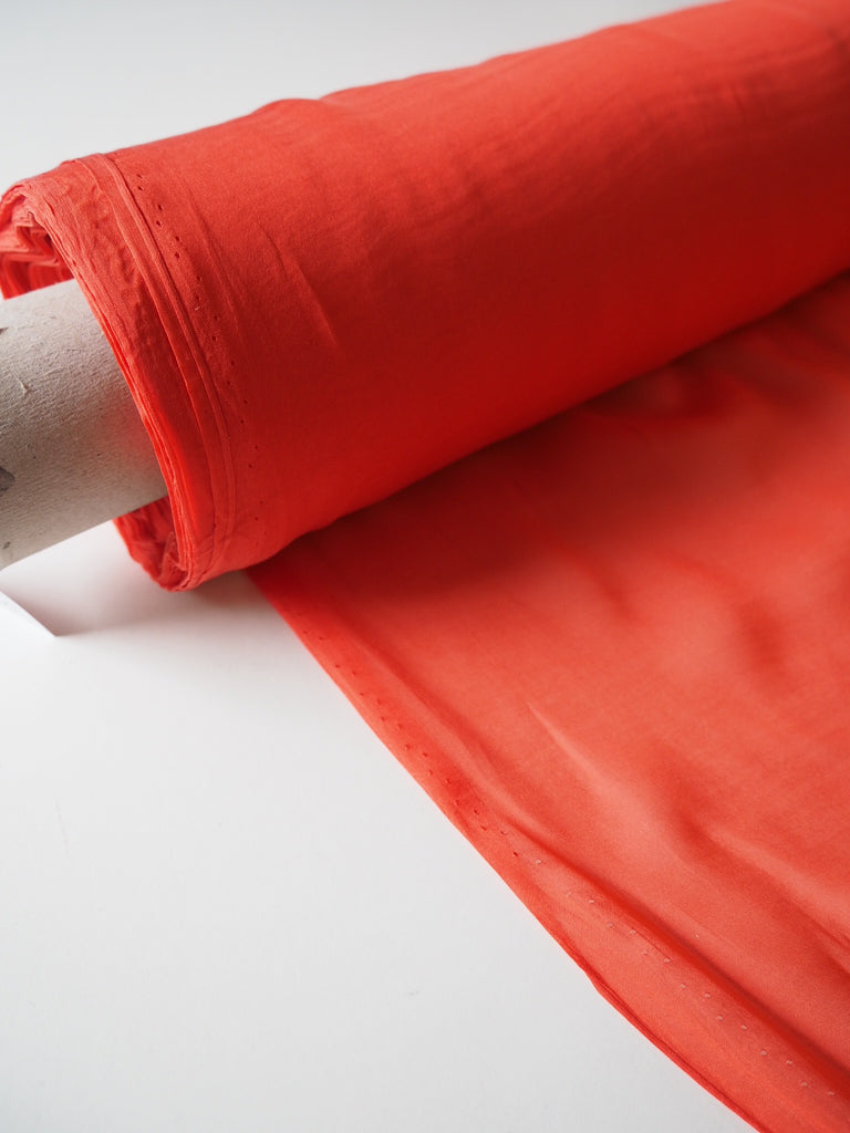 Coral Lightweight Silk Habotai