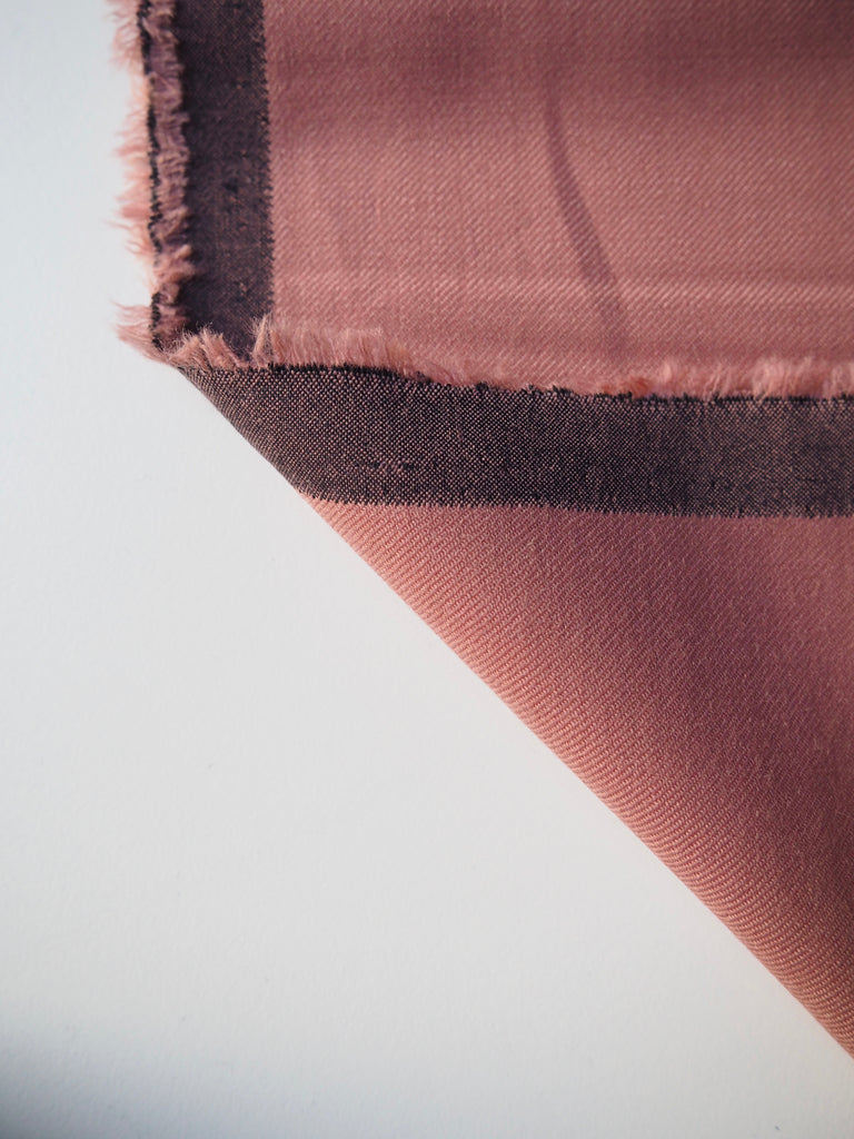 Dusty Rose Stretch Wool Twill