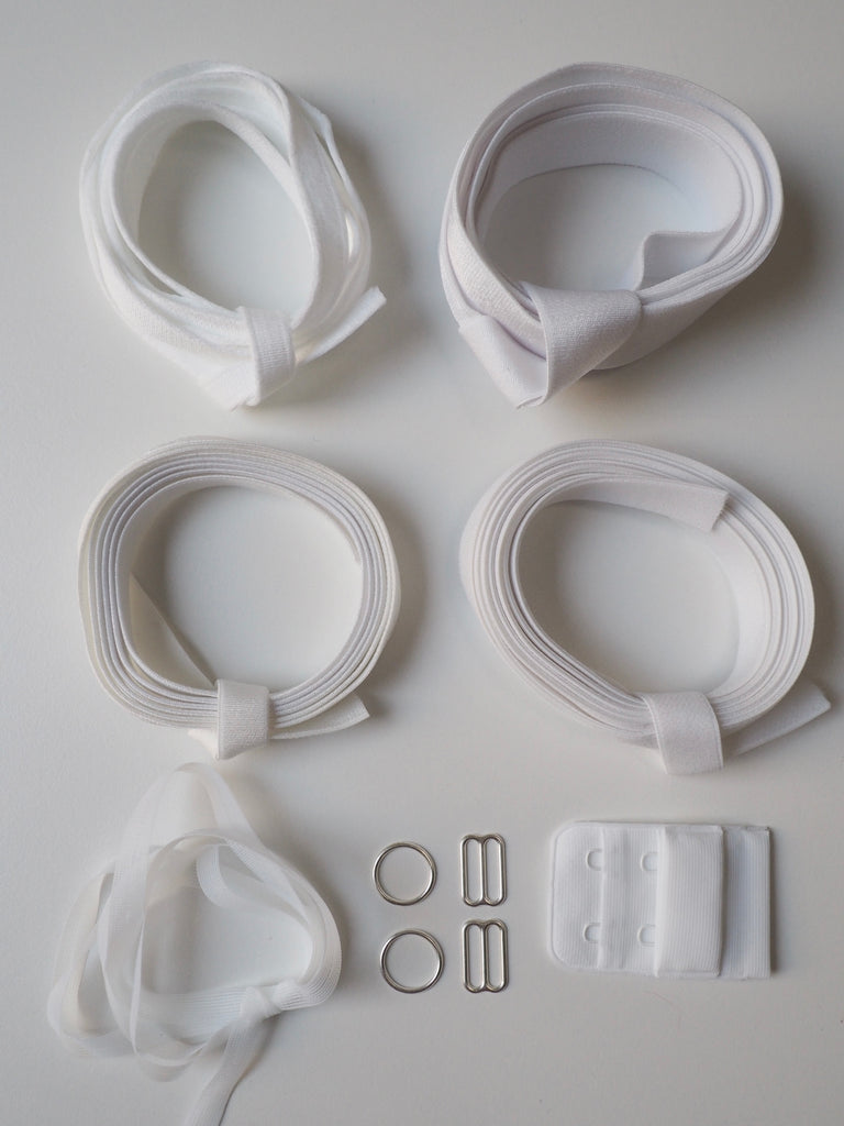 White Bra Findings Kit