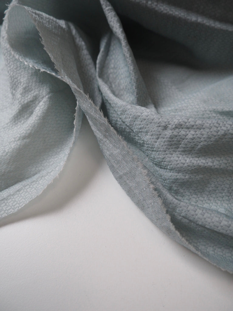 Mint Jacquard Organza