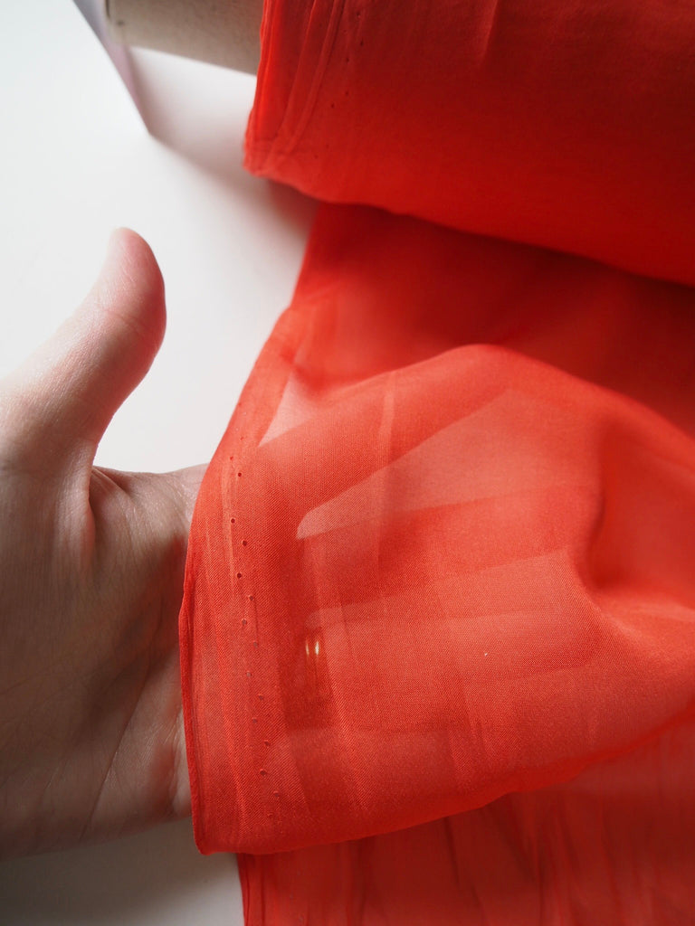 Coral Lightweight Silk Habotai