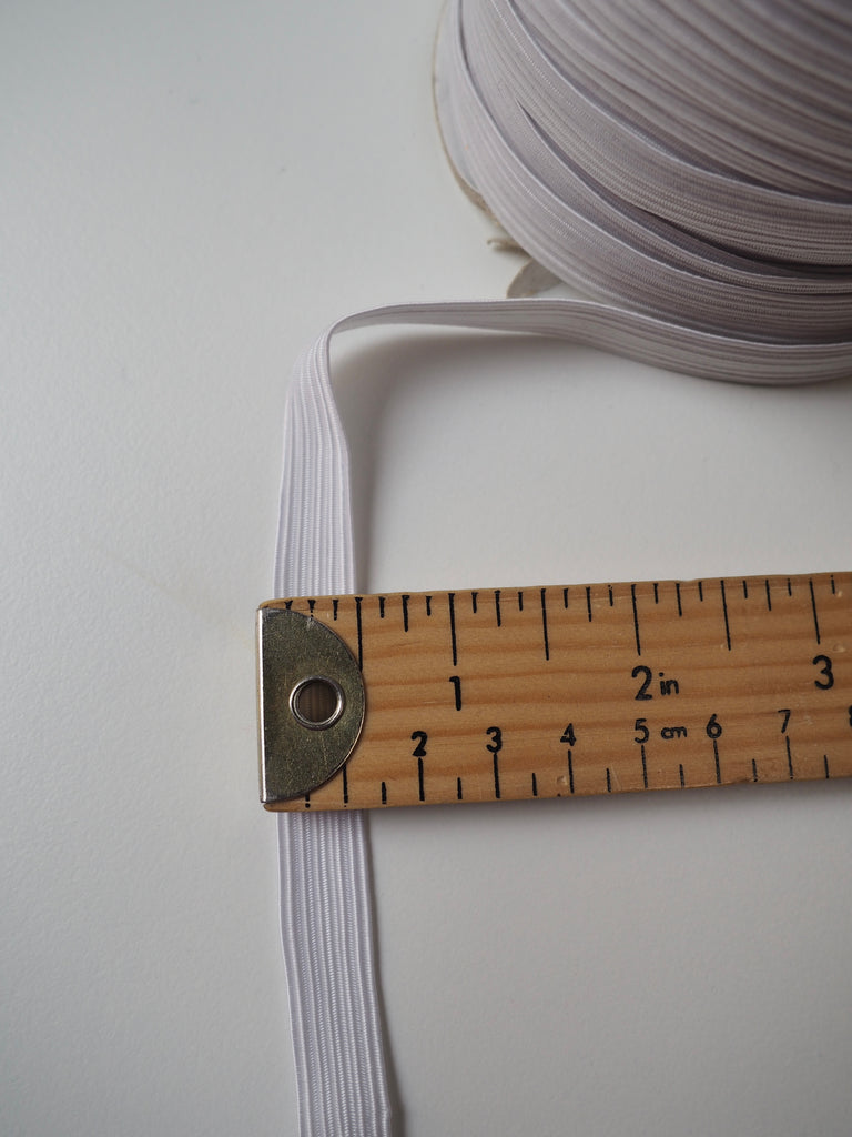 White Elastic 11mm