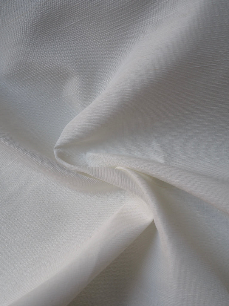 White Crisp Linen Viscose