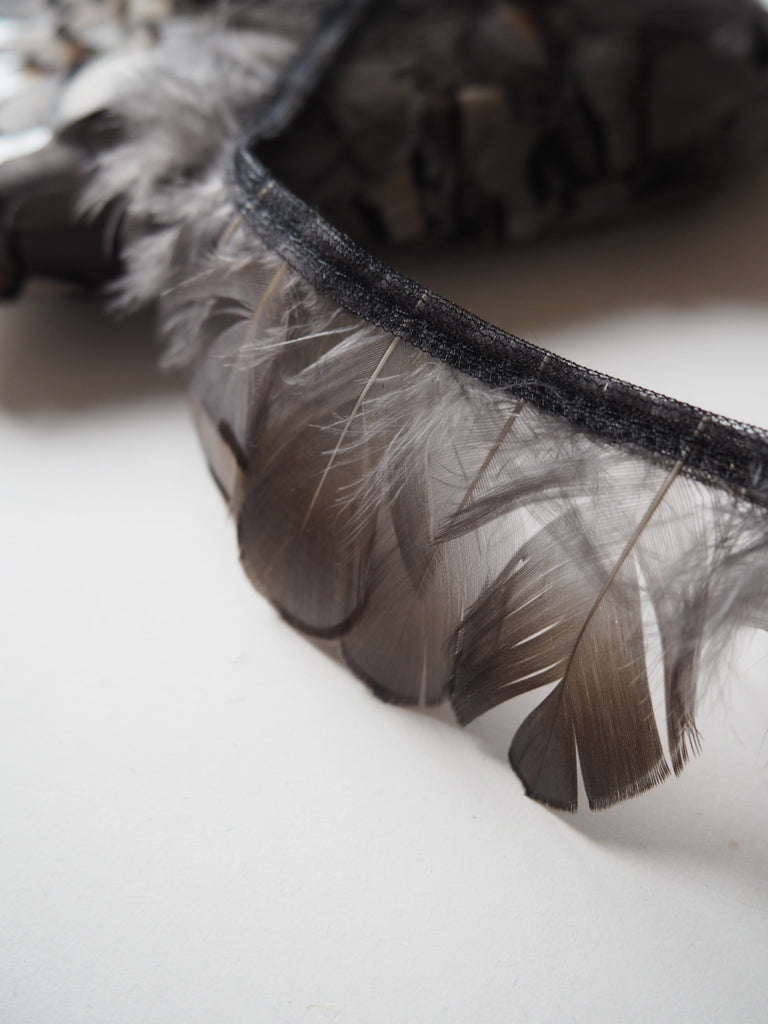 Warm Brown Partridge Feather Fringing