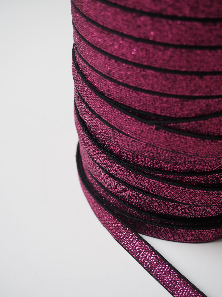 Magenta Metallic Elastic 10mm