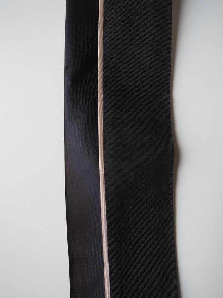 Black Satin Tailors Waistbanding