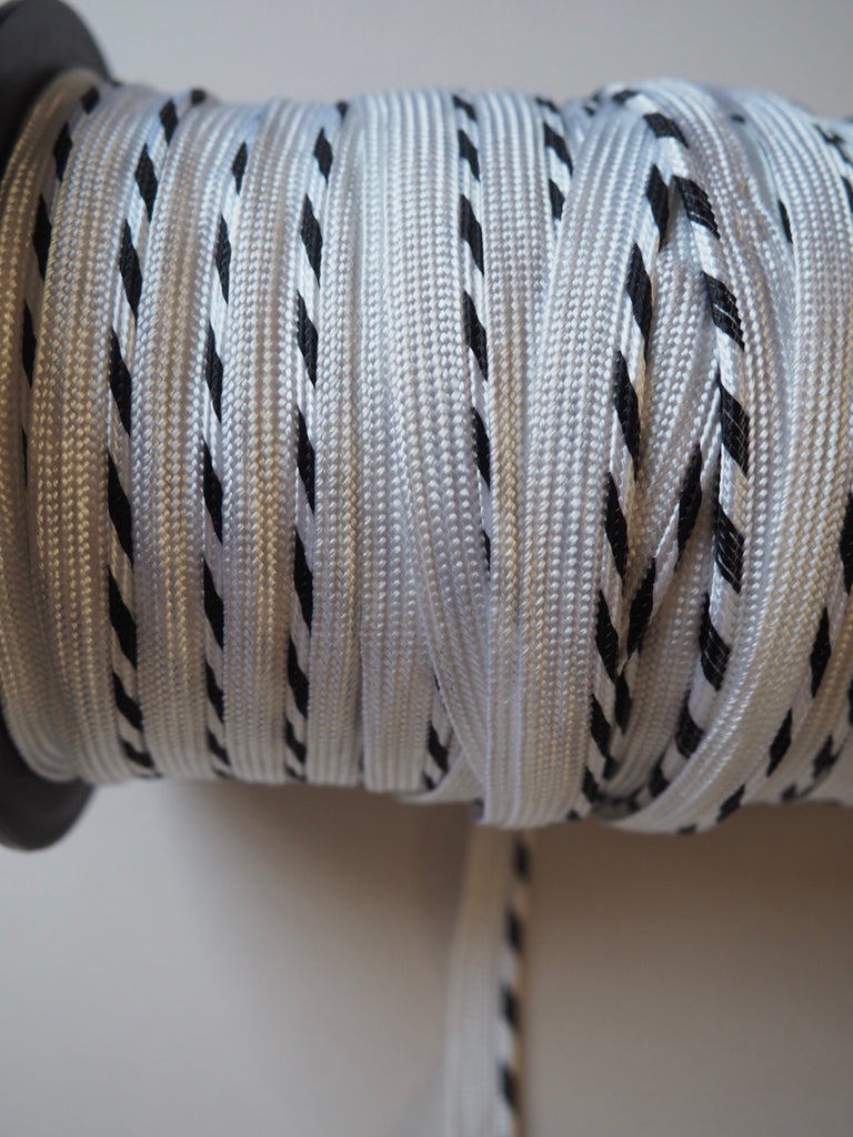 Lightning Monochrome Stripe Woven Piping 10mm