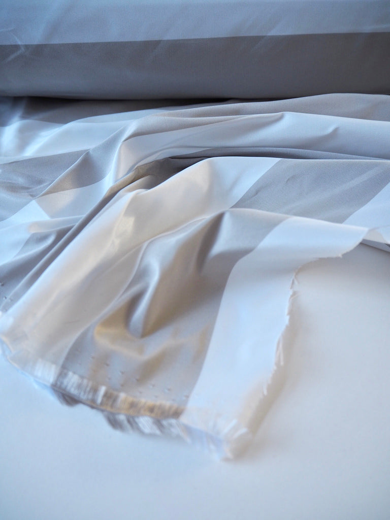 Earl Grey Stripe Taffeta