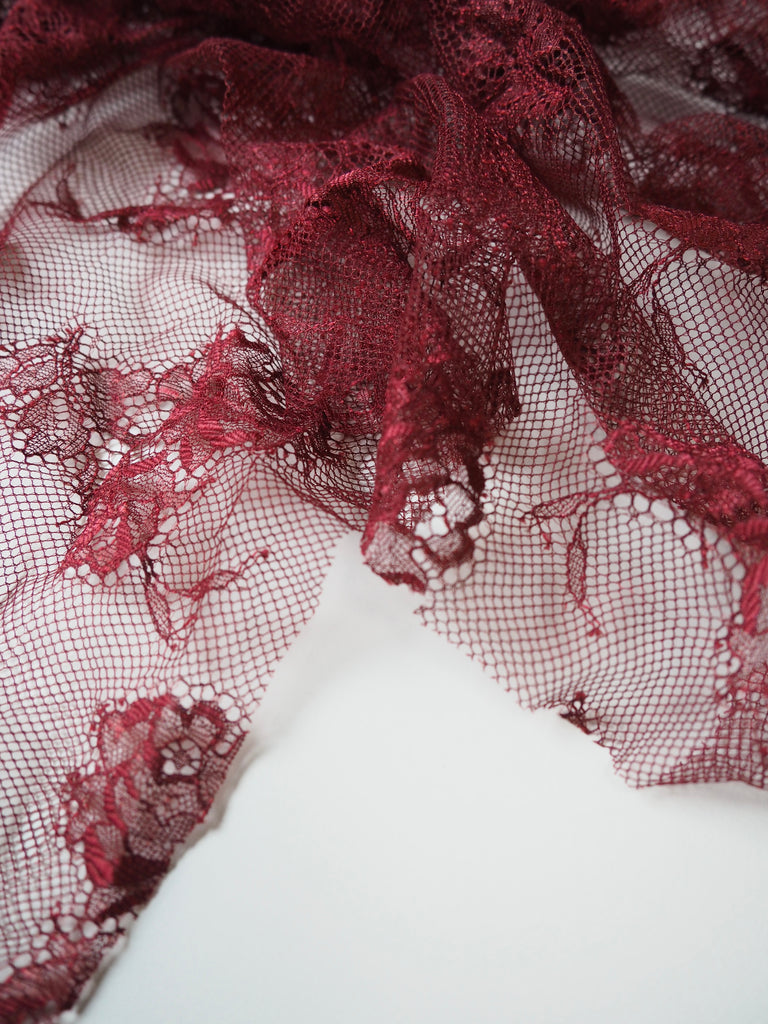 Bordeaux Chantilly Lace