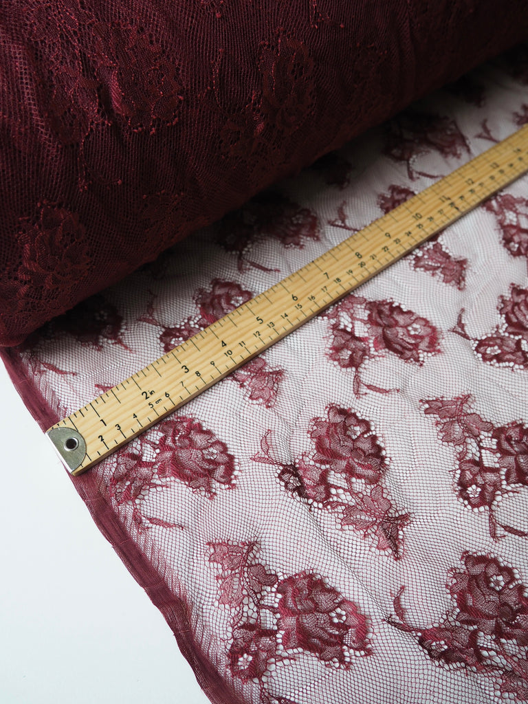 Bordeaux Chantilly Lace