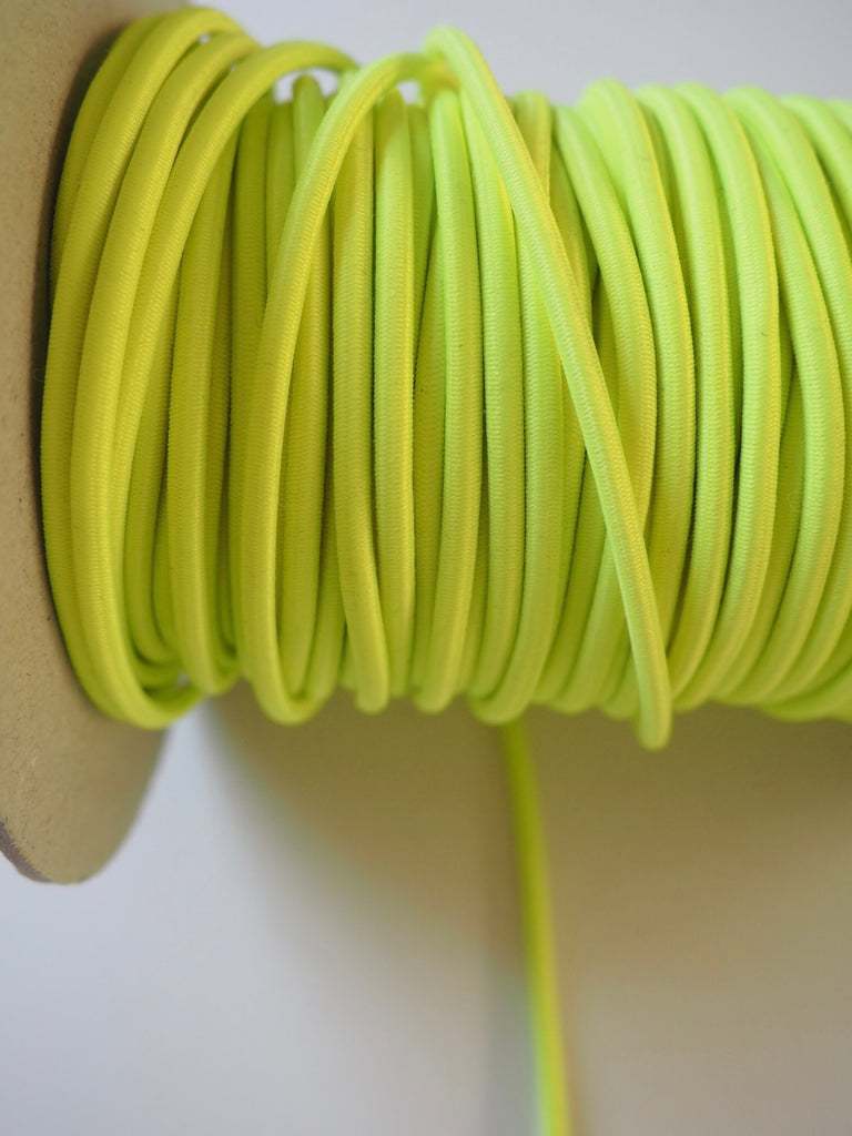 Neon Yellow Elastic Bungee Cord 4mm