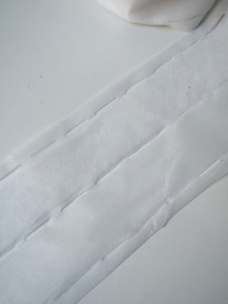 White Fusible Waistband Interfacing