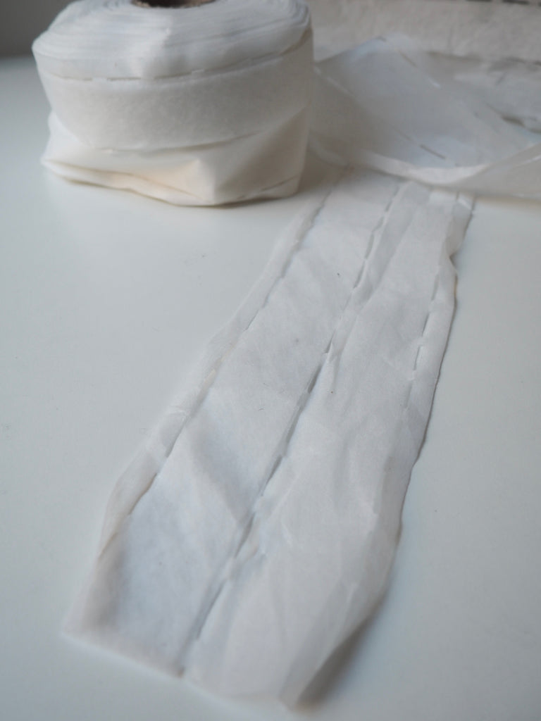 White Fusible Waistband Interfacing