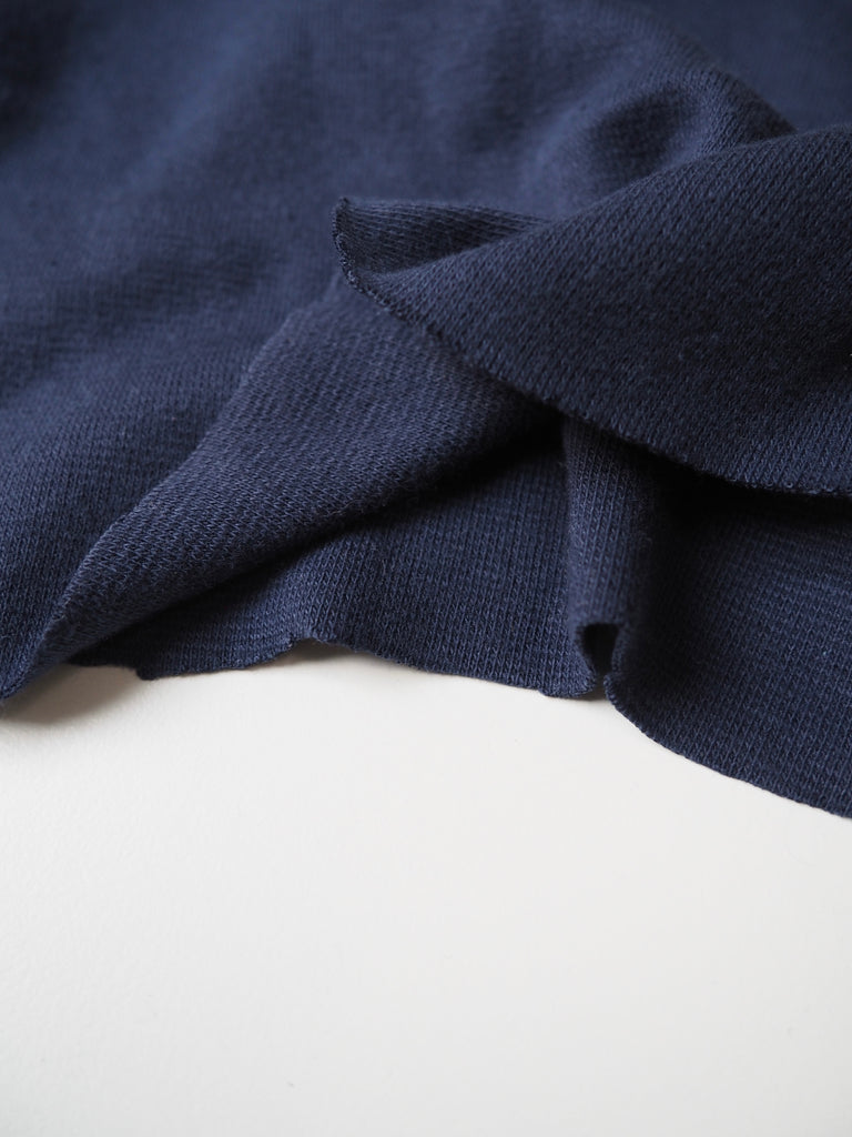 Navy Organic Ribbing