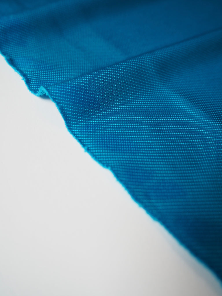 Cerulean Viscose Satin Twill Jersey