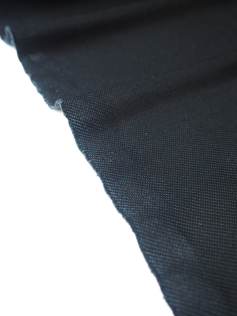 Black Viscose Satin Twill Jersey