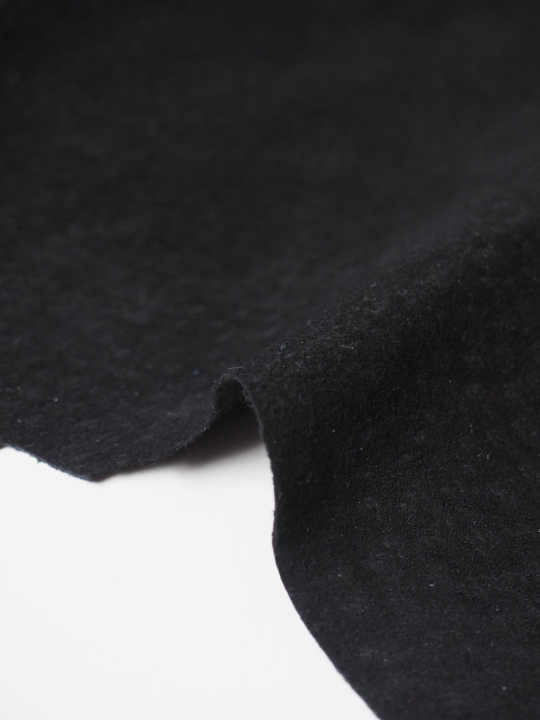 Black Textured Goat Hide Suede