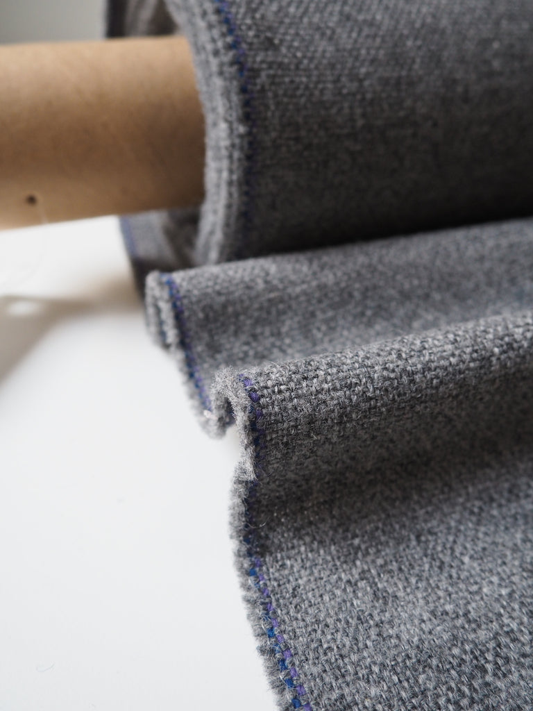 Gentle Grey Wool Tweed