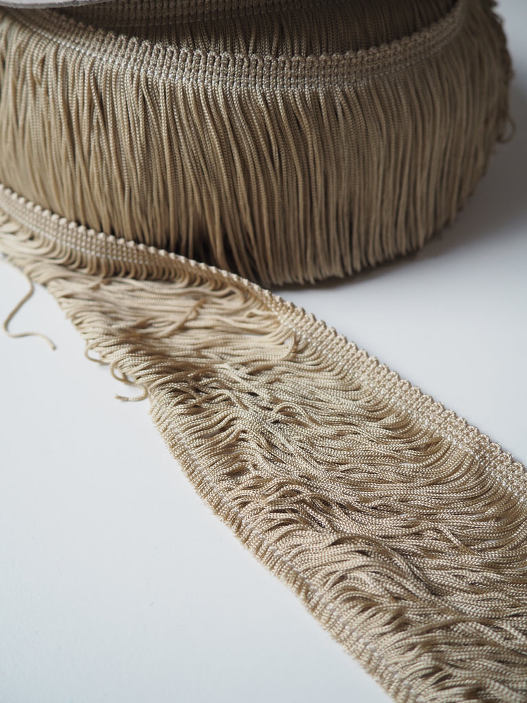 Soft Gold Chainette Fringe 10cm