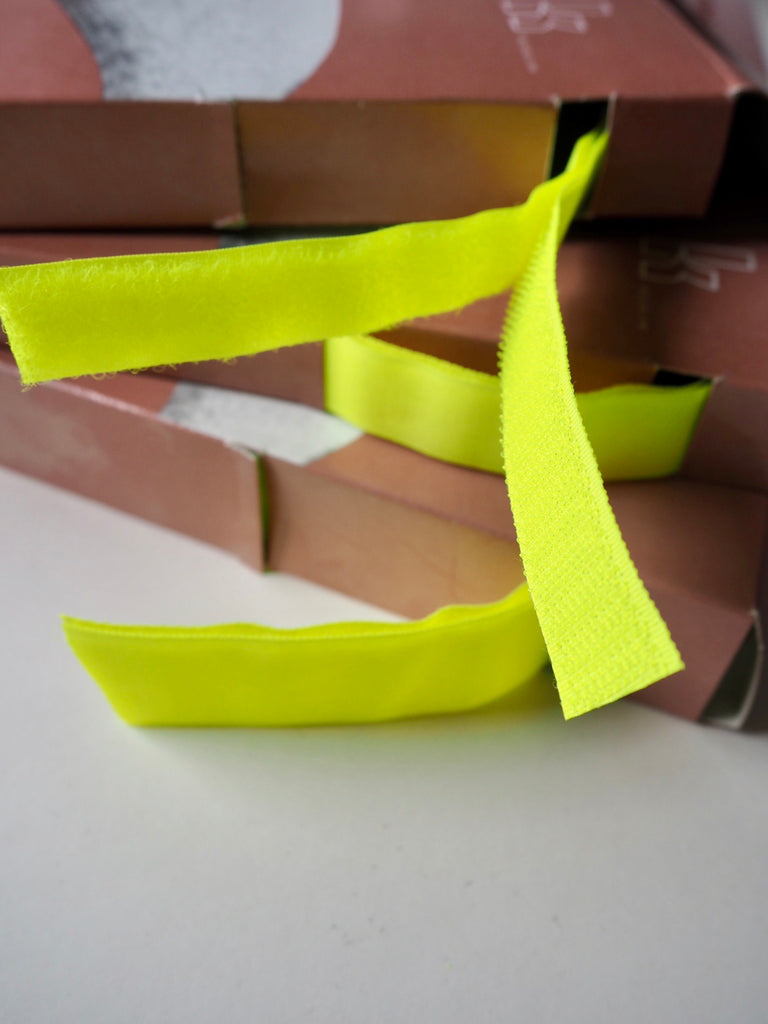 Neon Yellow Hakofix Hook and Loop Tape