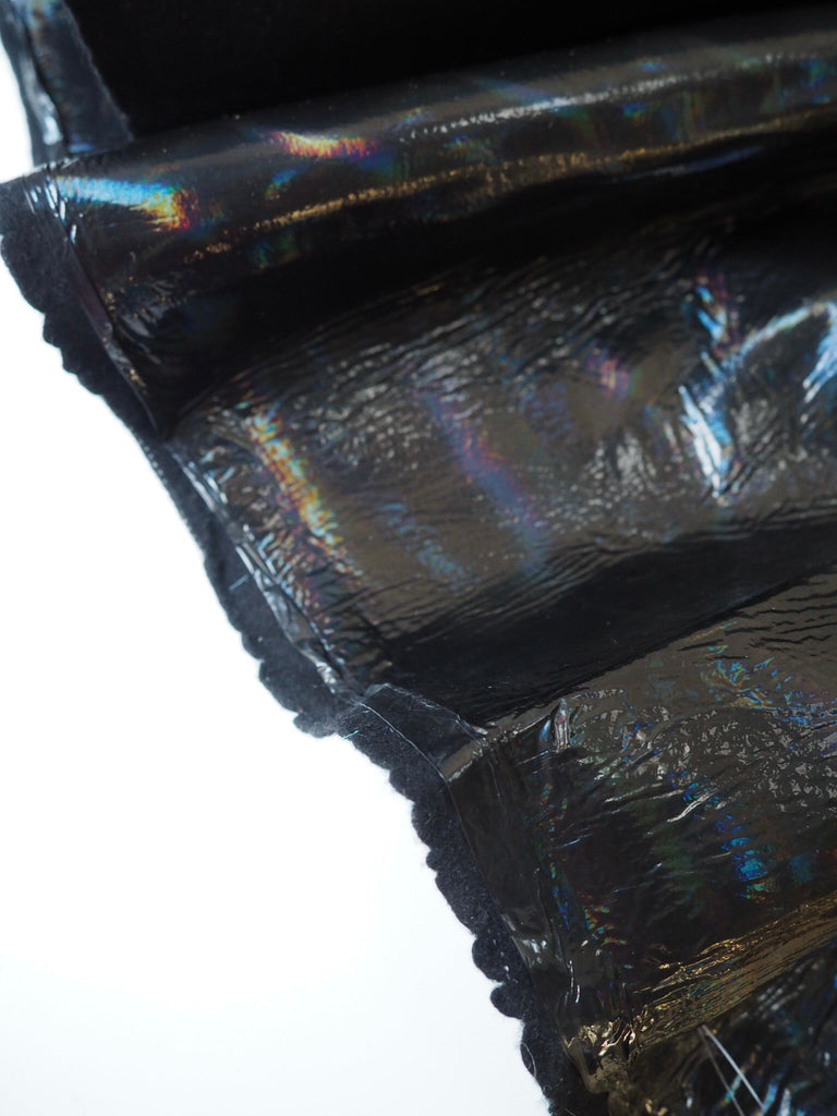 Holographic Black Wool Coating