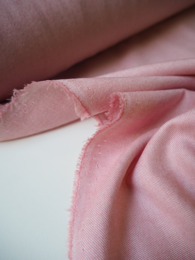 Rose Brushed Cotton Twill