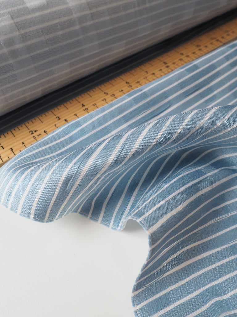 Sky Stripe Silk Jacquard