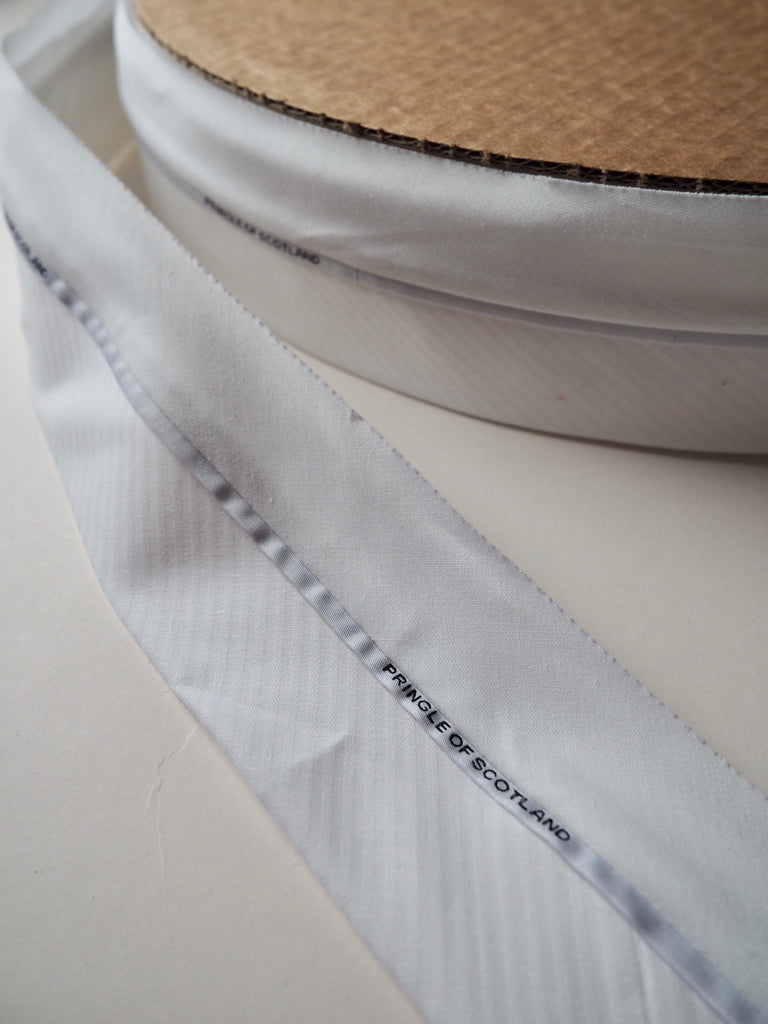 White Pringle Tailors Waistbanding