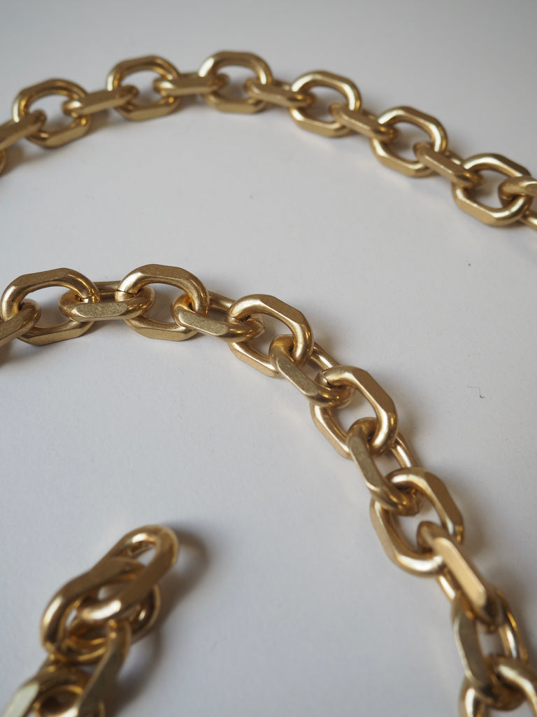 Gold Metal Link Chain 14 mm