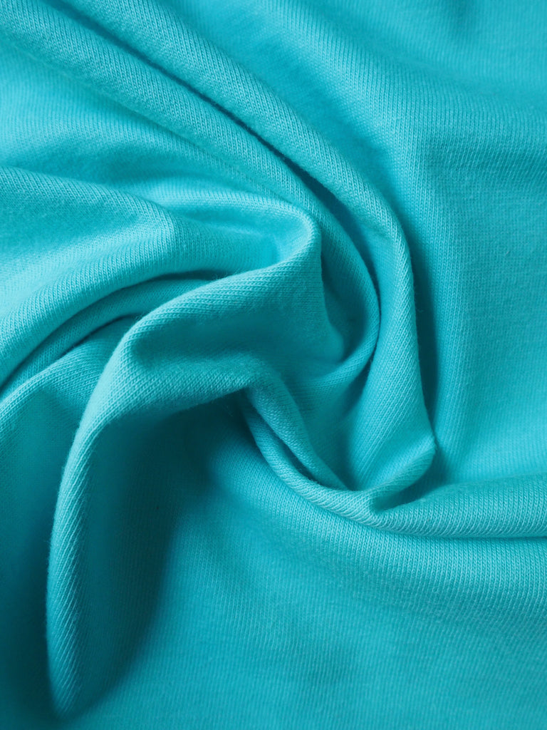 Aqua Cotton T-shirt Jersey