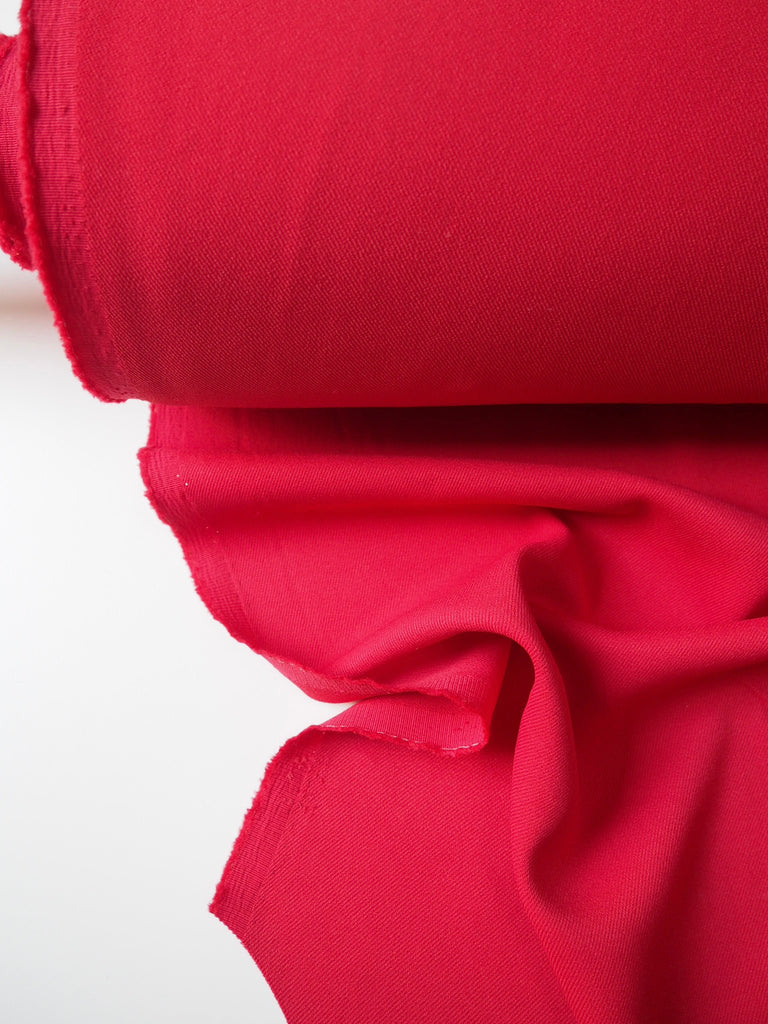 Ruby Stretch Twill Crepe