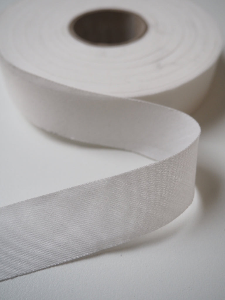 White Cotton Bias Tape