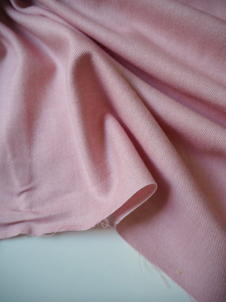 Rose Brushed Cotton Twill