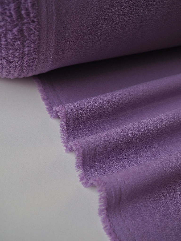 Violet Lightweight Stretch Crepe