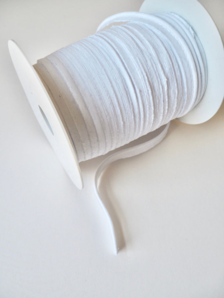 White Polycotton Bias Piping