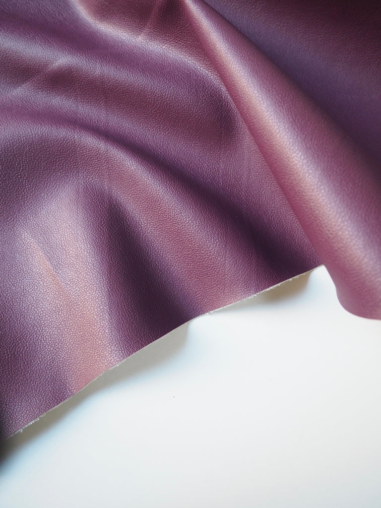 Plum Pleather