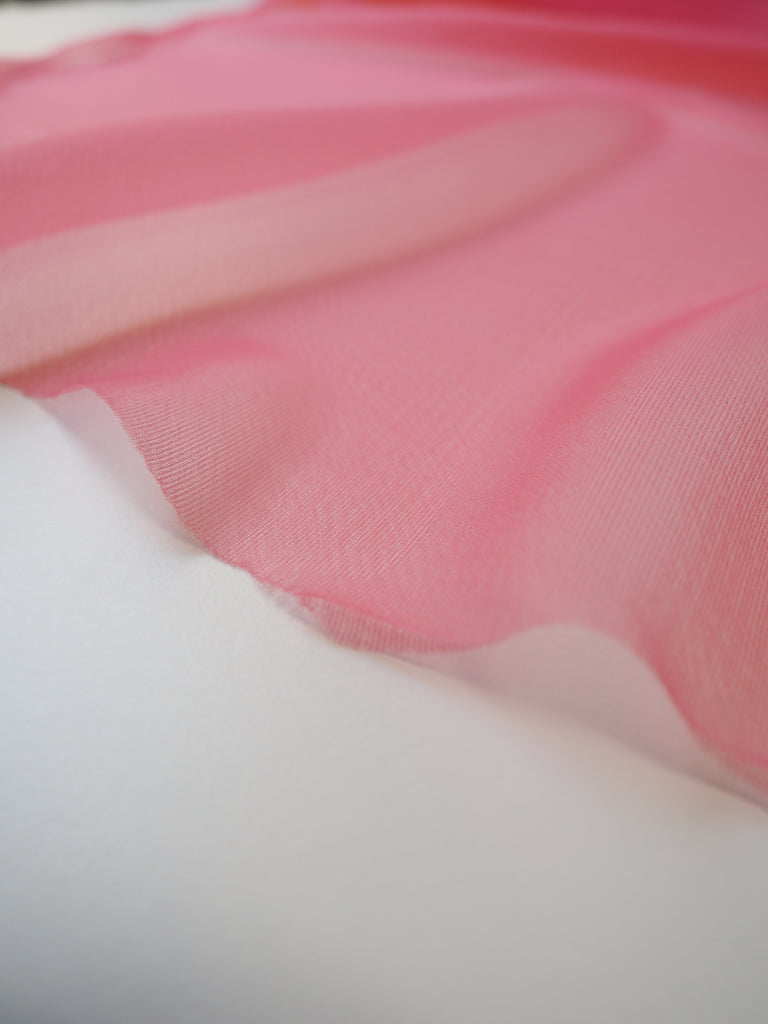 Bubblegum Nylon Interlock Mesh