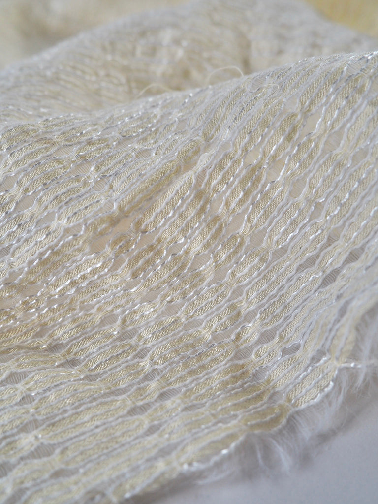 Pomona Golden Cream Corded Lace